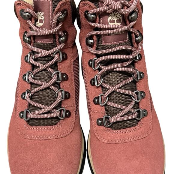 Timberland Women's White Ledge Mid LC W/P Hiking Boot - Med. Red Suede - Size: 8 - Picture 7 of 8